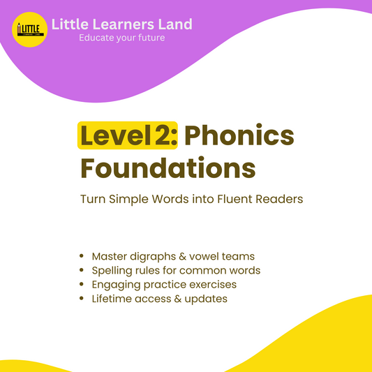 Phonics Course Level 2 – Reading Practice & Vowel Teams Mastery
