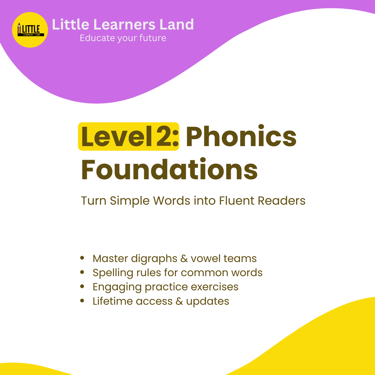 Phonics Course Level 2 – Reading Practice & Vowel Teams Mastery