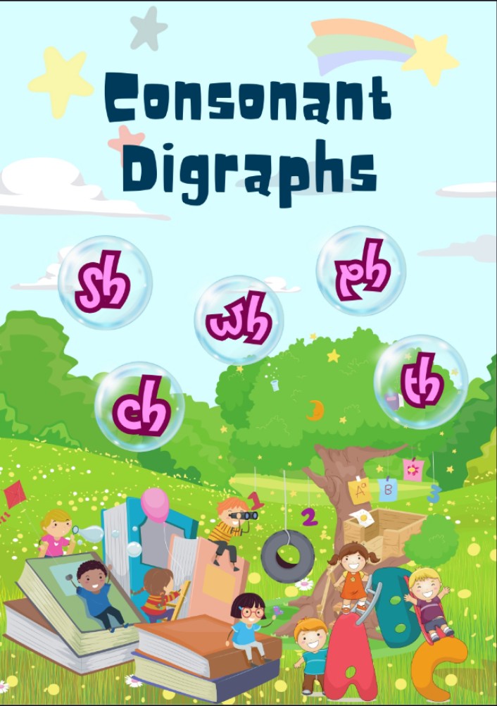 Mastering Consonant Digraphs – Printable Phonics eBook for Early Learners