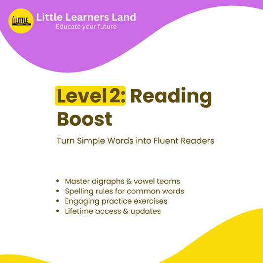 Phonics Course Level 2 – Reading Practice & Vowel Teams Mastery